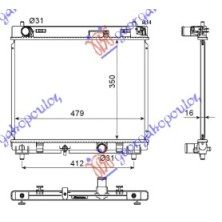 ΨΥΓΕΙΟ ΠΕΤΡΕΛ.1.4 D-4D (66KW)(350x480x16) 025206310