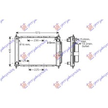 ΨΥΓEIO ΝΕΡΟΥ+A/C (ΕΝΣΩΜΑΤΩΜΕΝΟ)1,2i8/16V-1,5DCi(51x38) 026806330