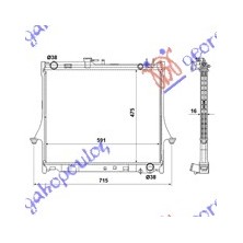 ΨΥΓΕΙΟ 2,5 T D (47,5x59x16) MHXANIKO 030906310