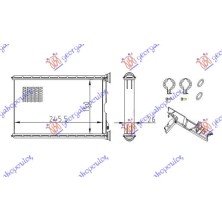 ΨΥΓΕΙΟ ΚΑΛΟΡΙΦΕΡ (B) +/-ΑC (150x245) ΤΥΠΟΥ VALEO 031606500