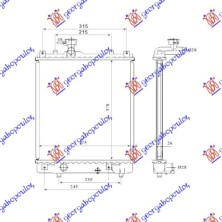 ΨΥΓΕΙΟ ΝΕΡΟΥ 1.0-1.2 ΒΕΝΖΙΝΗ ΜΗΧΑΝΙΚΟ (375x380x34) (ΑΝΟΙΧΤΟ ΚΥΚΛΩΜΑ) (MECHANICAL) 033106300