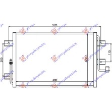 ΨΥΓΕΙΟ A/C 1,6 ΒΕΝΖ (44,8x35x25) 03- 037006415