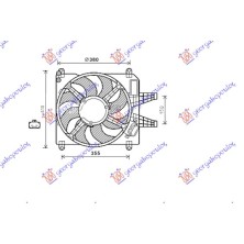 ΒΕΝΤΙΛΑΤΕΡ ΨΥΓΕΙΟΥ Κ. +/-A/C 1,8-2,0 ΒΕΝ 038206460