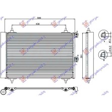 ΨΥΓΕΙΟ A/C 1,6 HDi (52x36x17) 044706410