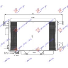 ΨΥΓΕΙΟ A/C ΒΕΝΖ/ΠΕΤΡ. (59x37.5) ΒΑΛ.12mm 045006430