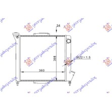 ΨΥΓΕΙΟ ΒΕΝΖΙΝΗ -A/C (36χ39,3χ2,2) 073506300