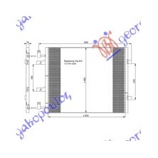 ΨΥΓΕΙΟ A/C 2,0 DCi 06-08 (54x46) ΠΑΡ.ΟΔ 074106420