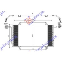 ΨΥΓΕΙΟ Α/C 1.9 -2.2-2.8 DTi 99-01 (68.2x37.8 084806420