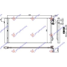 ΨΥΓΕΙΟ A/C 2.0-3.0 TURBO DIESEL(580x340x16) 154006410