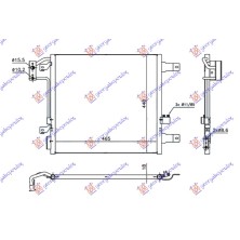 ΨΥΓΕΙΟ A/C 3.6-3.8i ΒΕΝΖΙΝΗ 2.8 CRD ΠΕΤΡΕΛΑΙΟ ΑΥΤΟΜΑΤΟ -12 (470x450x18) 179006400