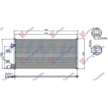 ΨΥΓΕΙΟ A/C 1,8i16V-1.8TDCI (74,7x36) 317006400