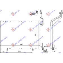 ΨΥΓΕΙΟ A/C 1,6 TDCi -14 (54x34,8x16) 324006410