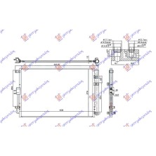 ΨΥΓΕΙΟ A/C ΓΙΑ ΟΛΑ ΒΕΝΖΙΝΗ (550x400x12) (ΠΛΑΚΑΚΙ ΠΛΑΙ) 422206400