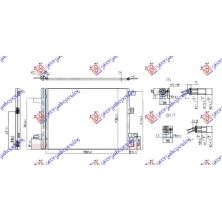 ΨΥΓΕΙΟ A/C ΓΙΑ ΟΛΑ ΒΕΝΖΙΝΗ-ΠΕΤΡΕΛΑΙΟ (570x430x12) 528306400