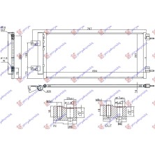 ΨΥΓΕΙΟ A/C ΓΙΑ ΟΛΑ ΒΕΝΖΙΝΗ/ΠΕΤΡΕΛΑΙΟ TURBO (640x290x16) 600406410