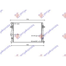 ΨΥΓΕΙΟ 1.2 TSi ΒΕΝΖΙΝΗ (650x440x22) 2 ΣΩΛΗΝΑΚΙΑ ΣΥΝΟΔΗΓΟ 724006360