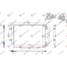 ΨΥΓΕΙΟ A/C 1.6 DDiS ΠΕΤΡΕΛΑΙΟ (600x410x12) ΧΩΡΙΣ START/STOP 797006420