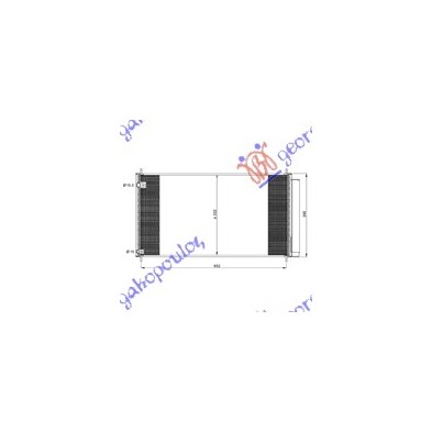 ΨΥΓΕΙΟ A/C 2.0-2.2 D4D ΠΕΤΡΕΛΑΙΟ (670x330x16) 830006410